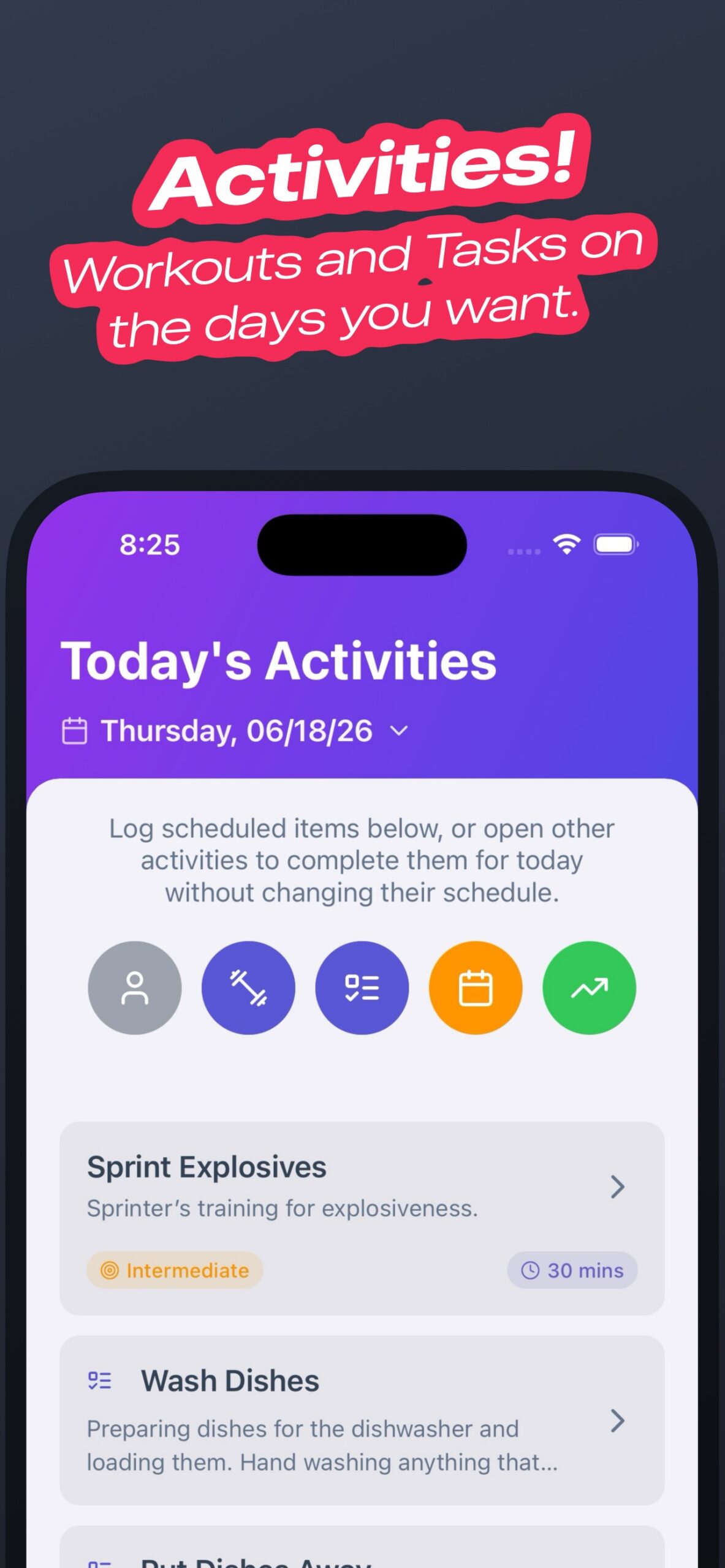 Today’s plan